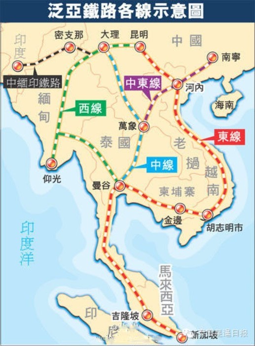 泰國批準高鐵直通中國 或永久改變東南亞格局