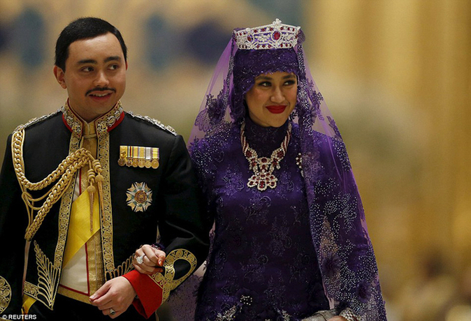 文萊王子大婚啦！現場珠光寶氣閃瞎眼