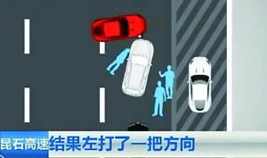 云南奔馳司機斗氣追出數里碾死老人 已被刑拘(圖)