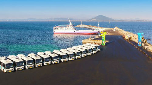 比亞迪電動巴士登陸濟州島 成功駛入韓國市場