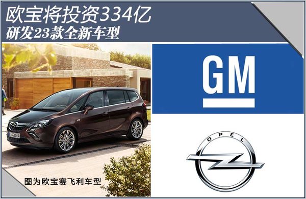 歐寶將投資334億 研發(fā)23款全新車型