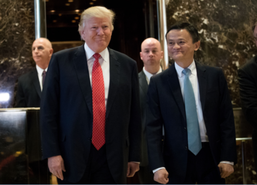 馬云的全球化之旅繼續，這次握手的是三千美國小企業主